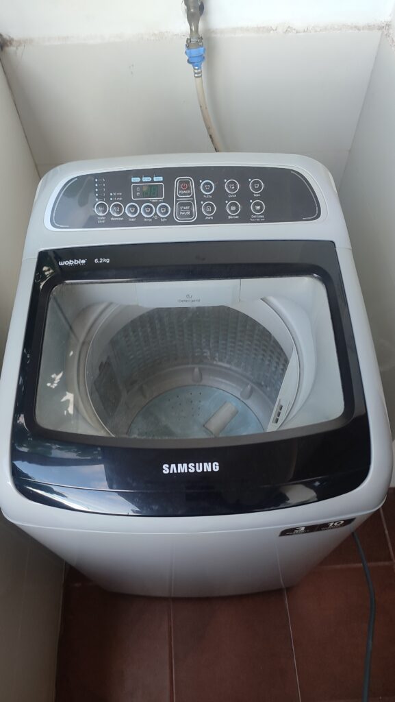 front load washing machine without cover