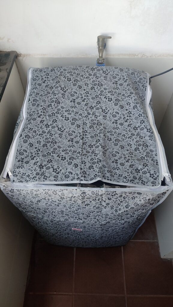 Top load washing machine cover